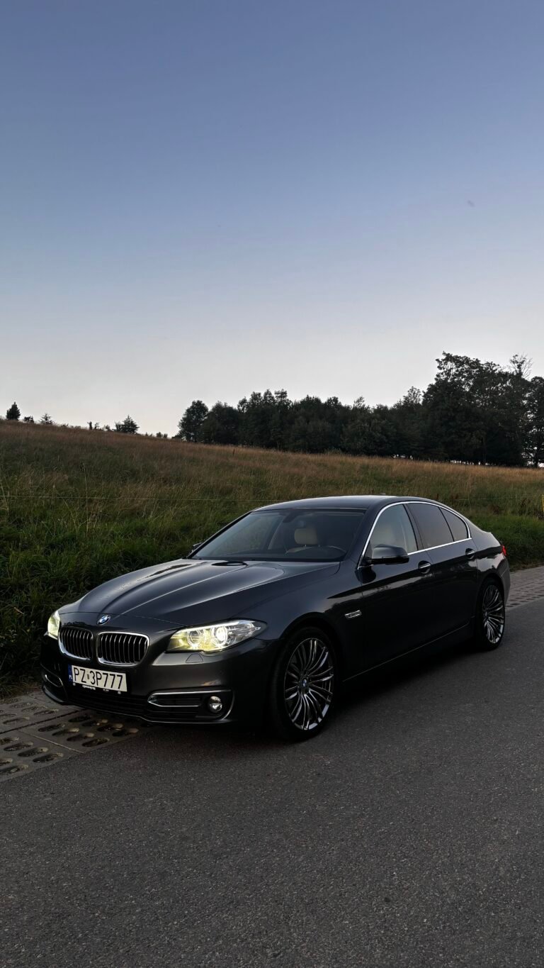 BMW 5 F10 - wynajem samochodu premium - Kraków i Zakopane