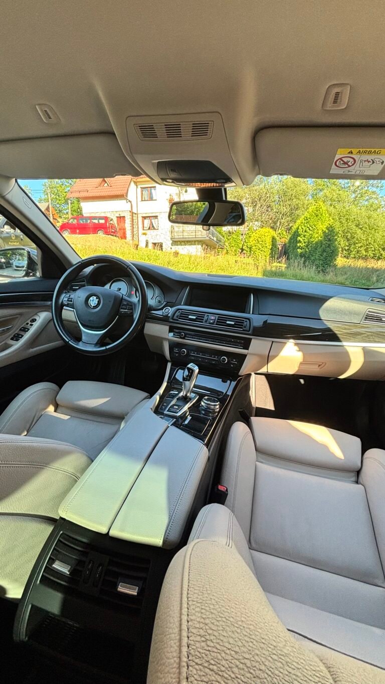 BMW 5 F10 - wynajem samochodu premium - Kraków i Zakopane - zdjęcie 4
